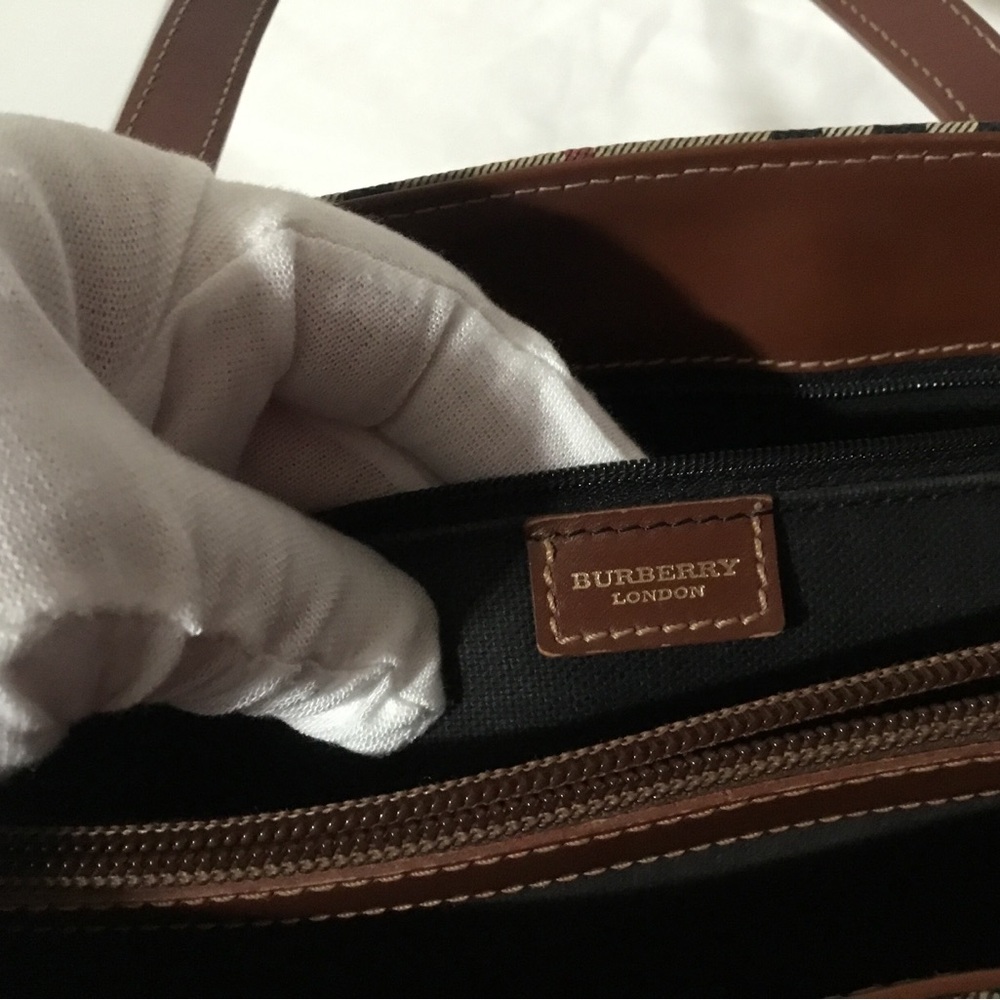 Authentic Burberry Triple Compartment Handbag - Picture 13 of 16
